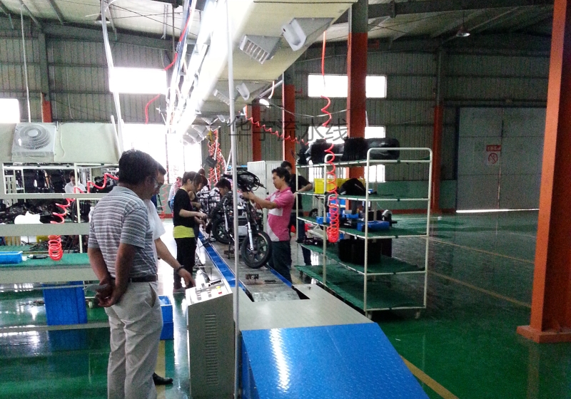 電動(dòng)車生產(chǎn)流水線